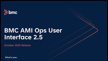 What’s New in BMC AMI Ops – October 2025 Enhanced Interactive Dashboard Capabilities