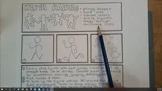 How to Draw in the Style of Keith Haring by Teacher Jane