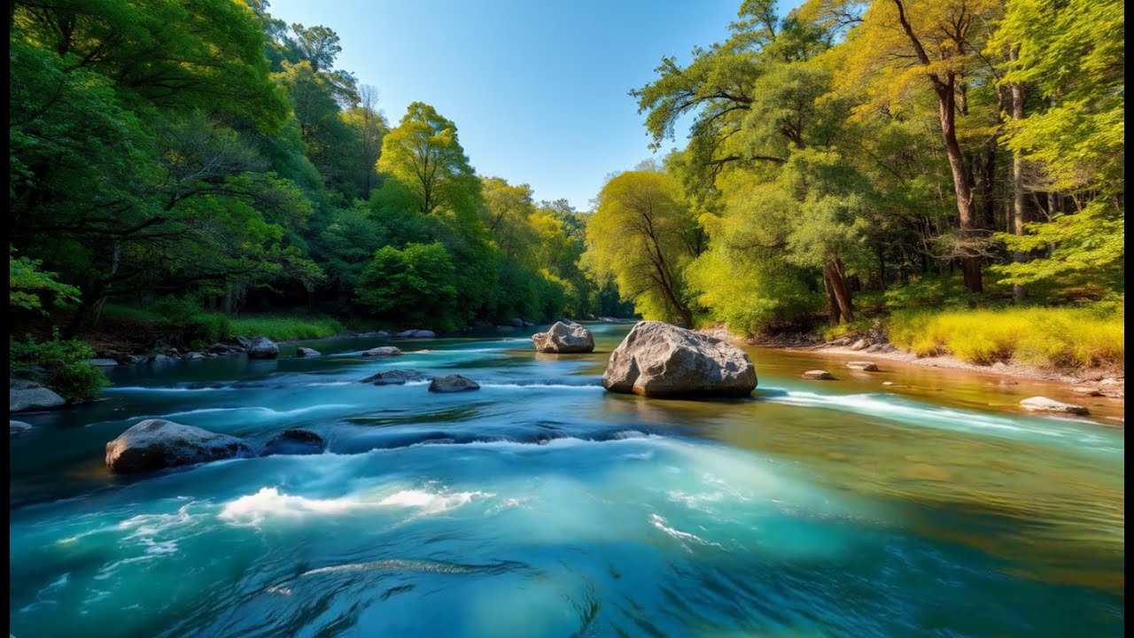 Tranquil River: Relaxing White Noise for Rest and Concentration - YouTube