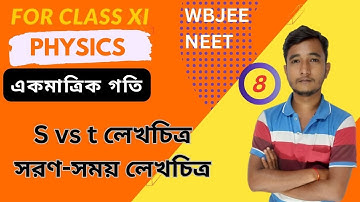 [C-8] S vs t graph। সরণ সময় লেখচিত্র। একমাত্রিক গতি। One Dimensional Motion in Bengali। Class-11