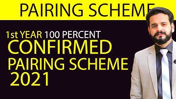 1ST YEAR PHYSICS PAIRING SCHEME 100 PERCENT CONFIRMED BY M AHMAD NAZEER