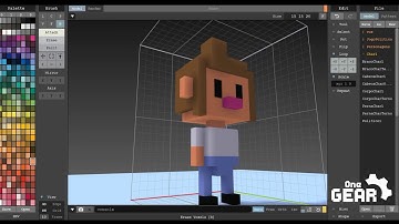 Basic Character for Beginners - MagicaVoxel SpeedArt/Tutorial