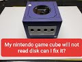 Fixing a gamecube that does not read disk.