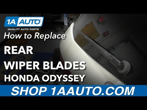 How to Replace Rear Wiper Blades 11-17 Honda Odyssey
