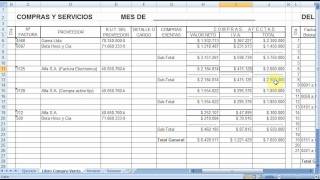 Libro Compra y Venta llenado 1(Chile)parte 2.avi