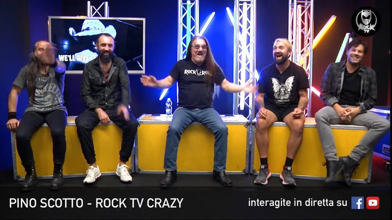 PINO SCOTTO 🔥 ROCK TV CRAZY 🤡 LIVE SU ROCK TV 🤘🏻📲 4 OTTOBRE 2021