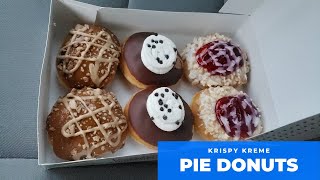 Trying the Pie Donuts from Krispy Kreme