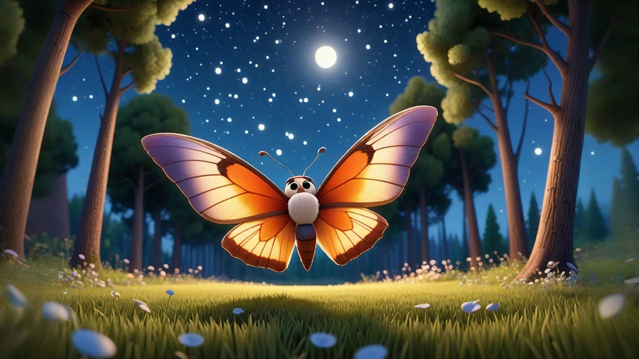 The Mysterious Moth’s Moonlight Dance 🦋🌙 | Enchanting Kids  & Nature  | Learn About Night Creatures