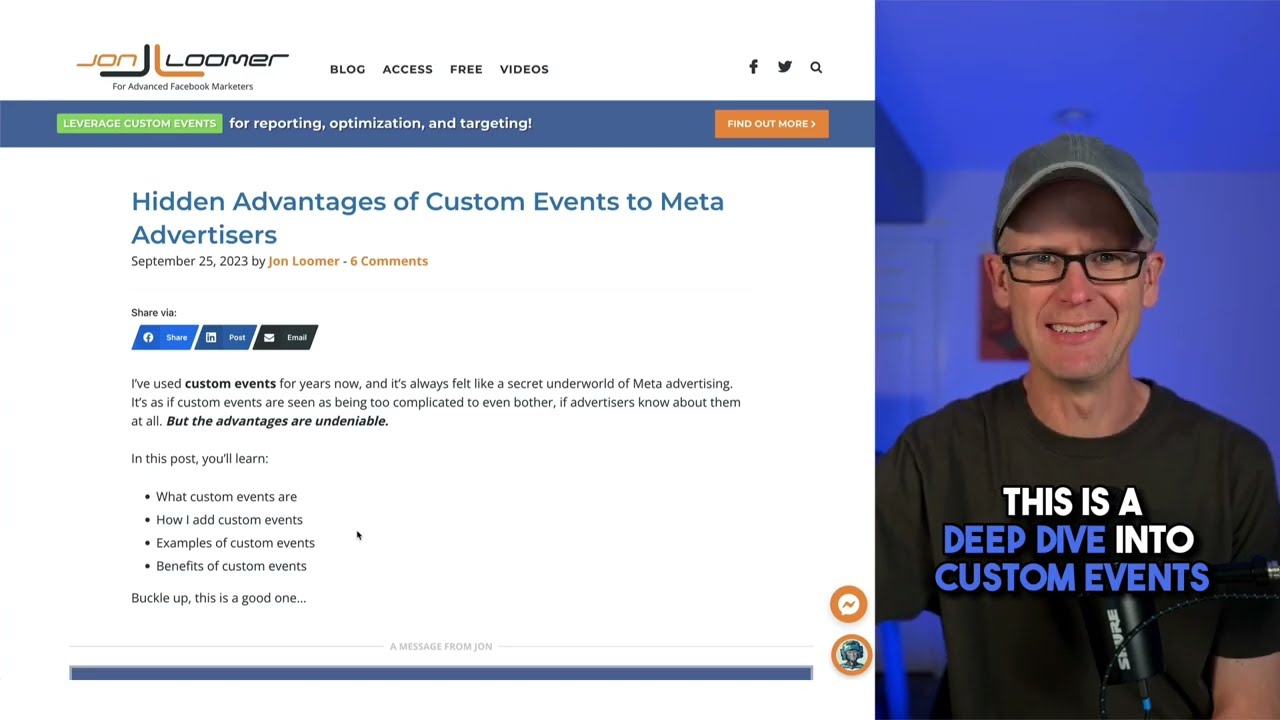 Custom Events Deep Dive