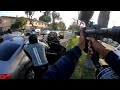 PAINTBALL WAR IN THE HOOD! (COPS WERE CALLED!!)(Ft Tippman Tmc Paintball Gun)