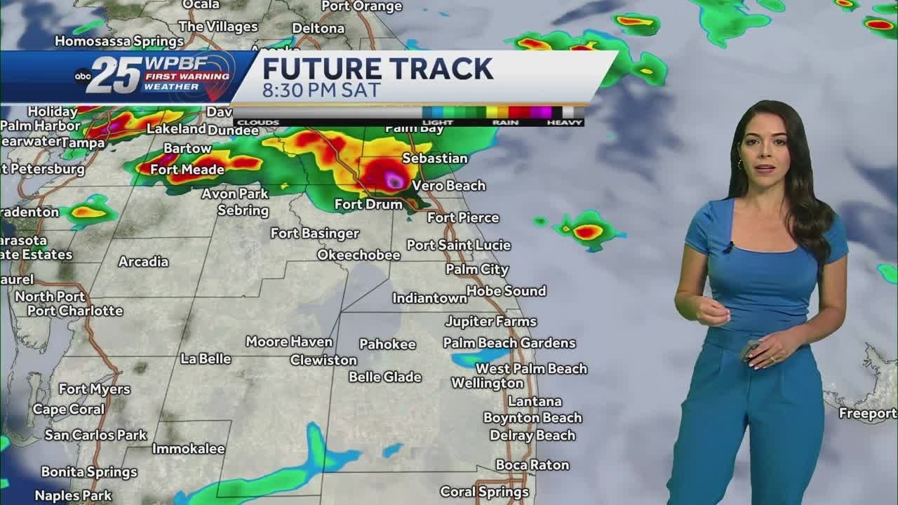 Arlene weakens to post-tropical cyclone - YouTube