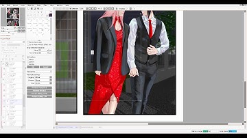 HOW to Add glitter texture in Paint Tool SAI 2 - TUTORIAL