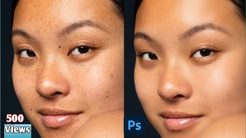 Dust and scratches skin retouching photoshop tutorial