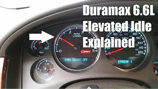 Duramax 6.6L Elevated Idle Explained