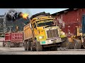 TRUCKS OFFLOADING 7,500 TONS OF SAND &amp; GRAVEL ONTO THE BARGE S5•E2