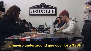 Lil Peep Talks about His start in Music, School, and Schemaposse (legendado)