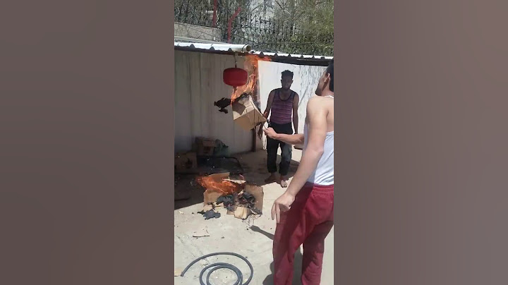 تجربة طفايه الحريق