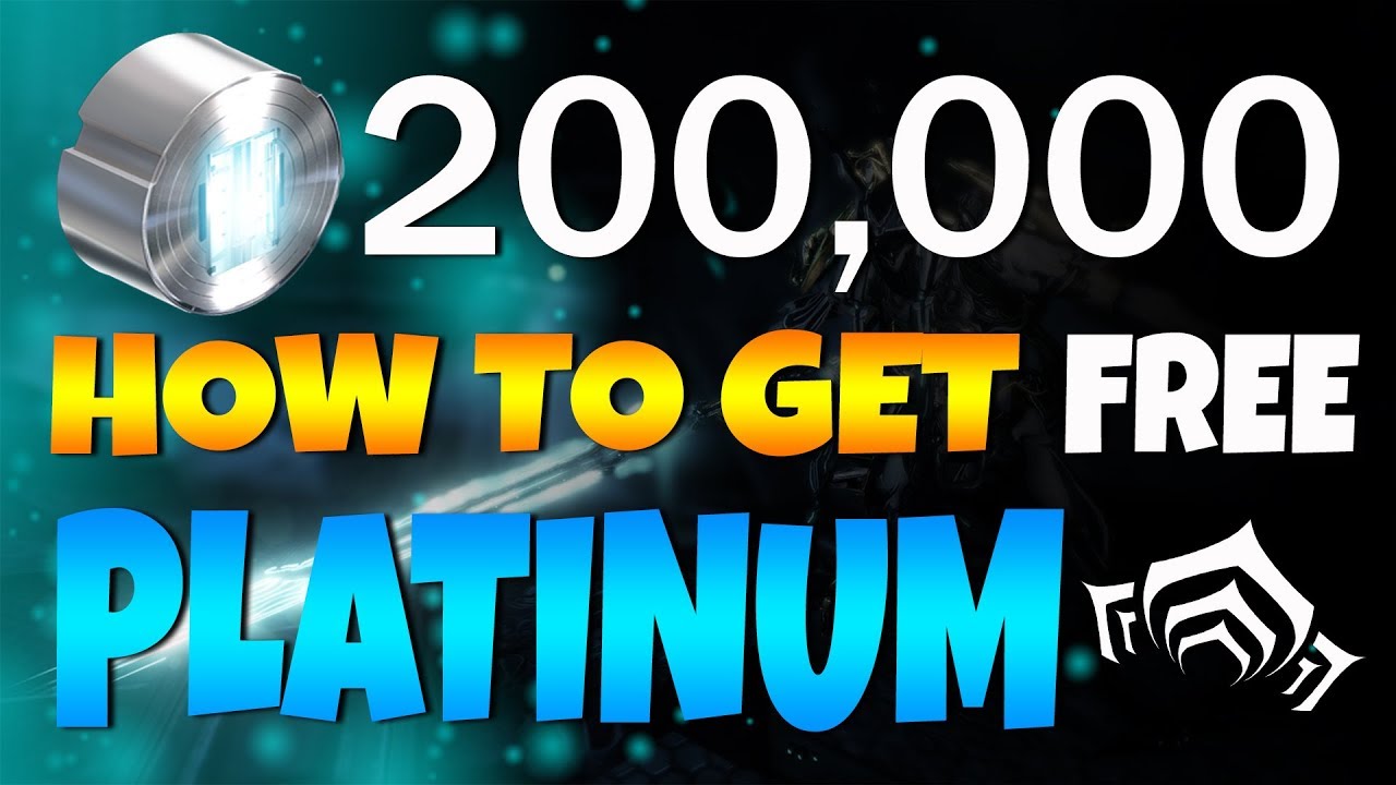 Warframe How To Get Free Platinum