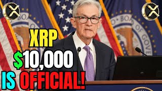 U.S. FEDERAL RESERVE OFFICIALLY CONFIRMS USING XRP ($10,000 XRP VALUE CONFIRMED)