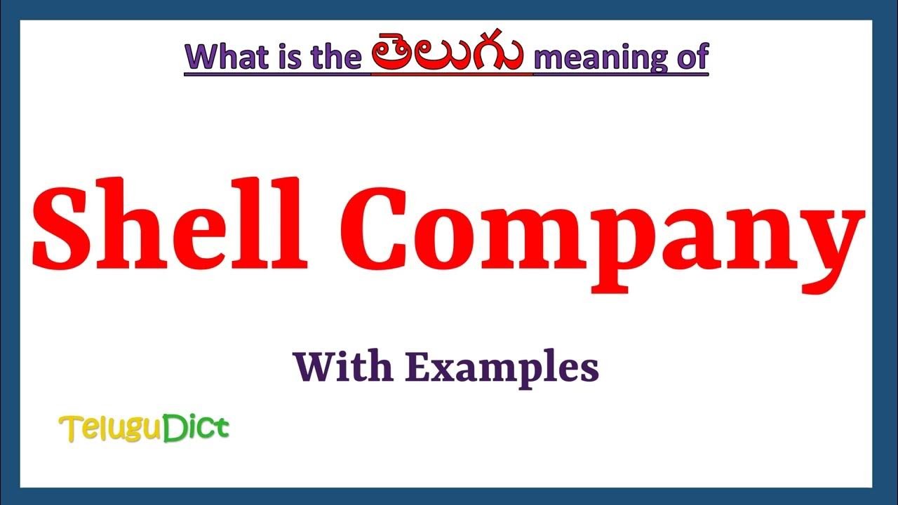 shell-company-meaning-in-telugu-shell-company-in-telugu-shell