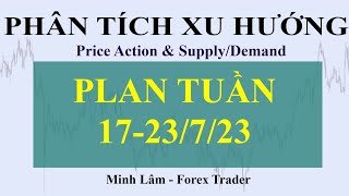 PHÂN TÍCH XU HƯỚNG FOREX 17-23/7/23