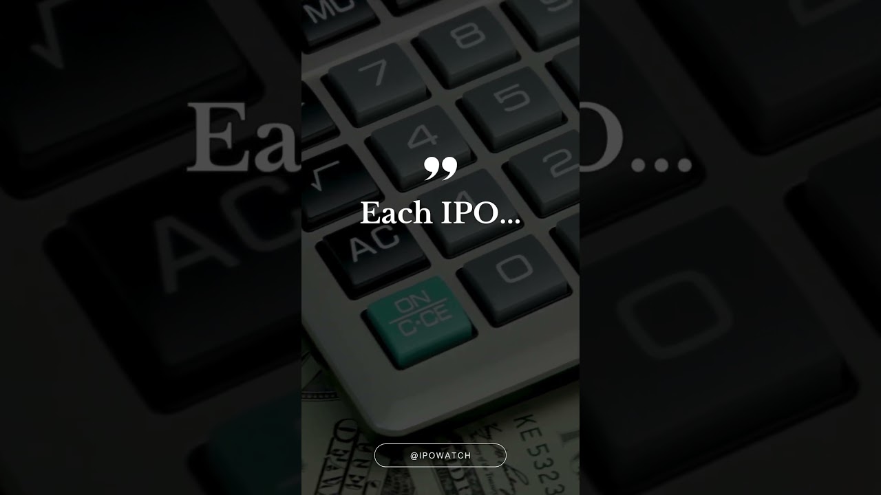 Each IPO Brings new opportunities. 