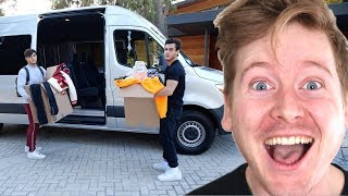 Twins Move Into A Custom Built Van Together - Dolan Twins Reaction