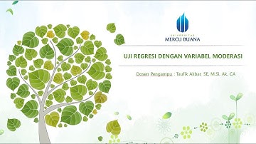 Uji Regresi dengan Variabel Moderasi (Moderated Regression Analysis) IBM SPSS 25