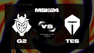 G2 ESPORTS VS TOP ESPORTS - MAPA 2 - BRACKET STAGE - DÍA 7 - MSI 2024