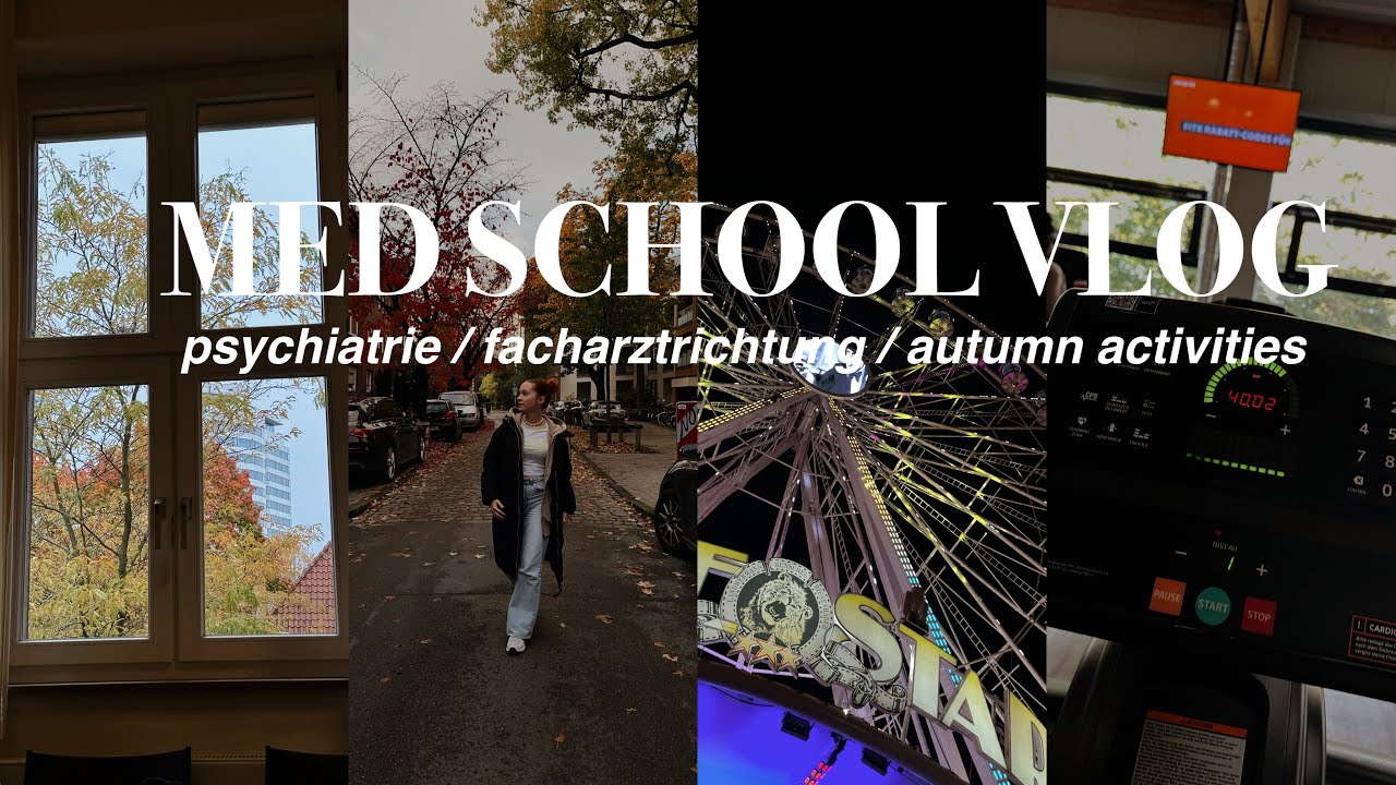 BACK TO PSYCHOLOGY? || psychiatrie-woche, cozy autumn vibes & facharztrichtung gefunden?
