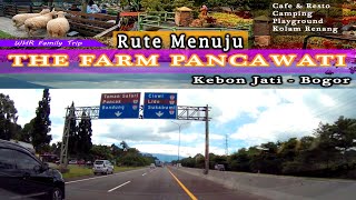 Route to the Pancawati Farm Tourist Attraction, Bogor Teak Forest from GTO Ciawi