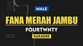 Fana Merah Jambu - Fourtwnty (Karaoke Acoustic)