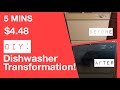 Step by Step How to paint a Dishwasher #dishwasher