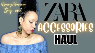 LOOK 👀 what I found at ZARA 💫 Haul & TRY ON! #zara #zaraaccessories #massimodutti