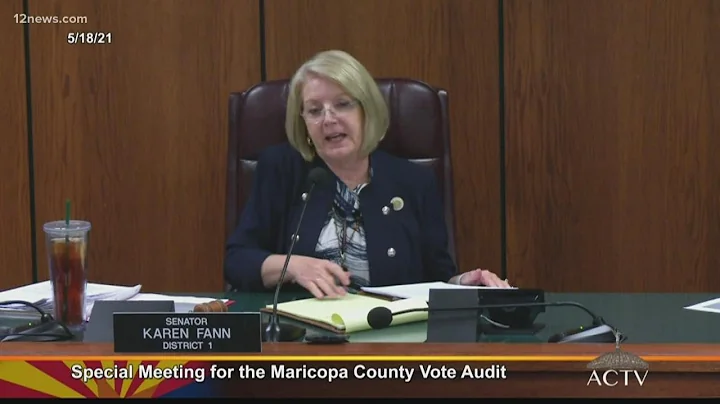 Arizona Senate President Karen Fann questions elec...