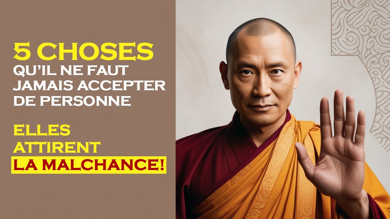 Soyez prudent ! 5 choses que vous ne devriez jamais obtenir de personne ...