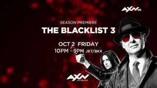 The Blacklist 3 premieres October 2 on AXN