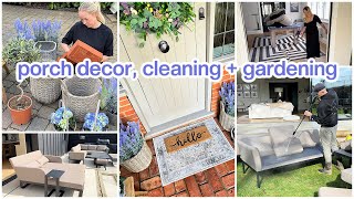 Getting Ready for Guests  Summer Porch Decor, Deep Cleaning and Gardening