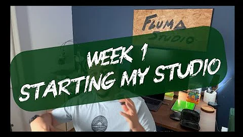 Building My Creative Studio from Scratch (Week 1) | Luis R – Fluma Studio