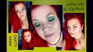 Jeffree Star Alien Palette GRWM