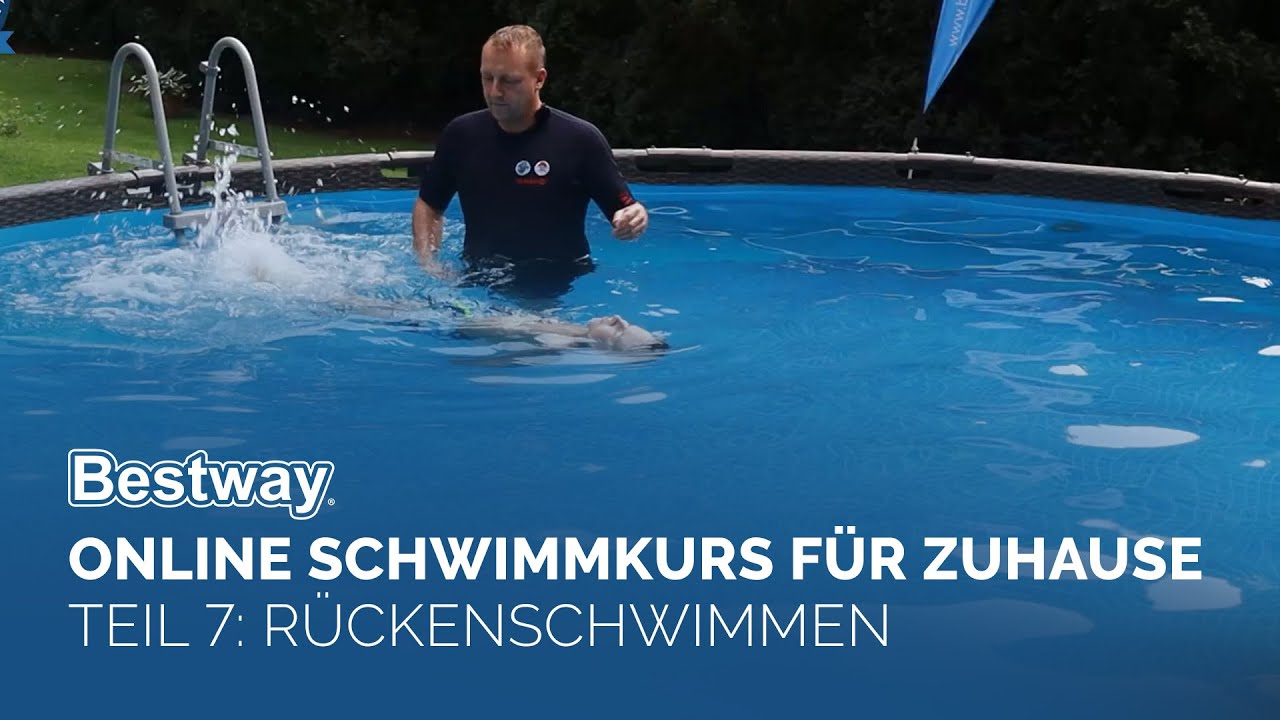 Bestway® Schwimmschule Teil 7: Rückenschwimmen ganz ohne Schwimmhilfe