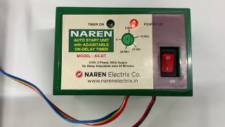 Naren 3 Phase Auto Start Unit Model AS-DT (Kannada Version) 