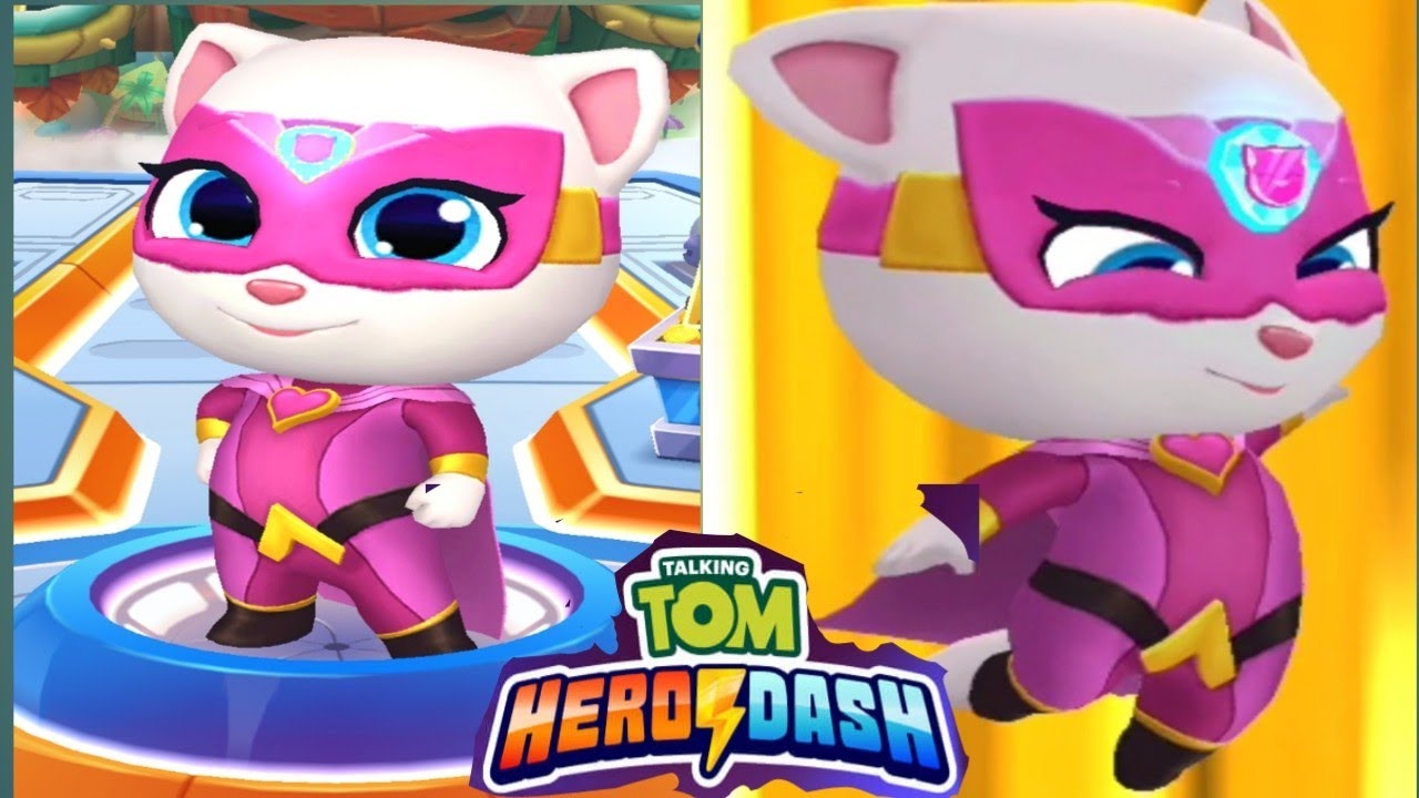 My Talking Angela Running Most Funny 😹😻 Talking Tom Gold Run! Talking