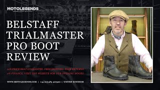 Belstaff Trialmaster Pro boot review - YouTube
