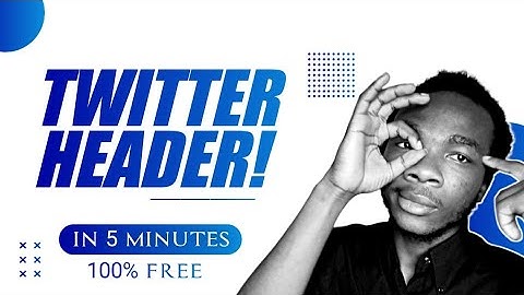 How To Design And Upload Twitter Header!