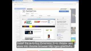 FlashSaleTricks Auto-buy Chrome Extenison Demo screenshot 2