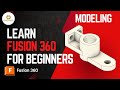 How to design a model in fusion 360 | just in 2 min | beginner's Tutorial | #autodeskfusion360