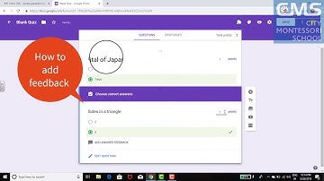 Google Form  Add Feedback and Limit to one response