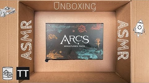 Arcs Miniatures Pack Expansion - Satisfying ASMR Board Game Unboxing #Unboxing #boardgameunboxing