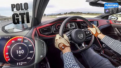 2018 VW Polo GTI (200hp) - 0-100 km/h LAUNCH CONTROL (60FPS)